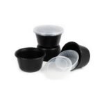 50 oz Disposable Bowls with Lids – Double Layer Soup & Food Containers for Takeout, Salad & Healthy Meal Prep, Microwave & Freezer Safe