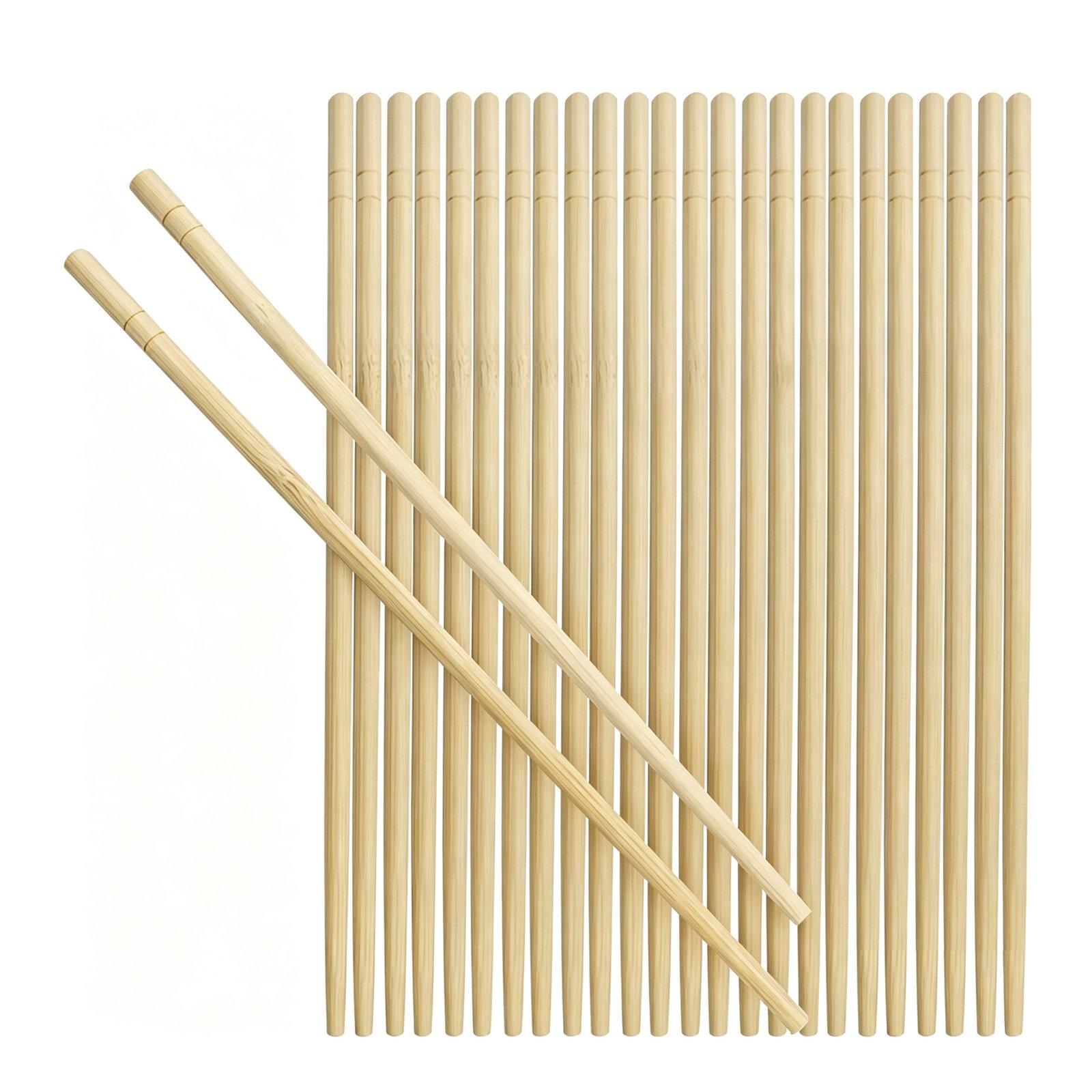 He49a4fc421934116ac6125ef93c891f7M 8 Inch Disposable Chopsticks, Separated Sleeved Individually Wrapped Disposable Bamboo Chopsticks, Bamboo Wooden for Noodles, Sushi, Asian Food - 图片 1