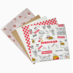Grease Resistant Wax Paper Sheets for Food 7x7" | Perfect Food Basket Liners, Classic Checkered Sandwich Wrapping Paper for Party, BBQ, Picnin And Festival
